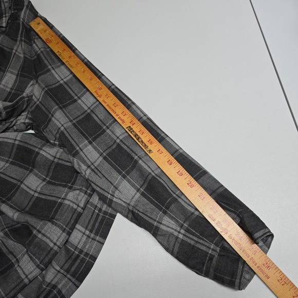 J Jill Shirt Womens XL Gray Tunic Plaid Embroidered Pullover Long Sleeve New - Picture 9 of 11